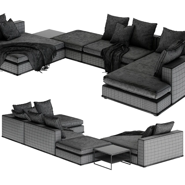 Диван Minotti Powell 5 — Скачать