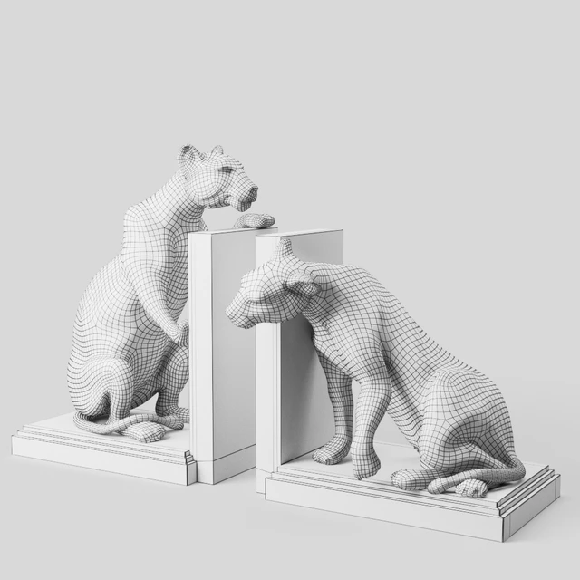Bookend Lioness set of 2 Eichholtz — Скачать