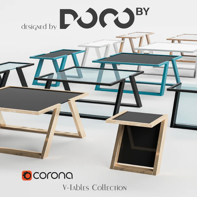 Коллекция столиков V-collection designed by DOCOby — Скачать