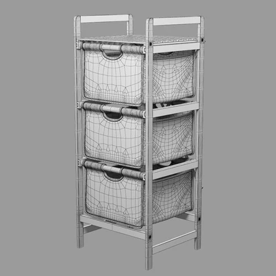 Giantex 3 drawer Bamboo Storage Shelf Dresser — Вид 2