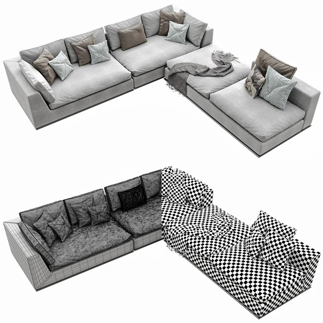 Minotti Hamilton Arrangement 11 — Скачать