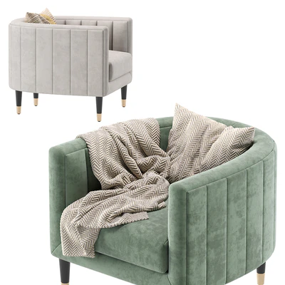 Armchair BRIDGE Cazarina Interiors/Кресло БРИДЖ — Ver 2