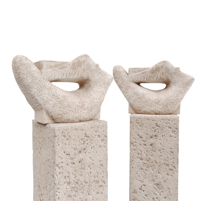 Lips cubist sculpture — Descargar