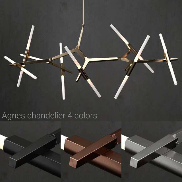 Chandelier Agnes 14 lights 4 colors — Descargar