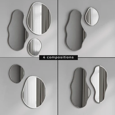 4 compositions of Pond Mirrors — Ver 3