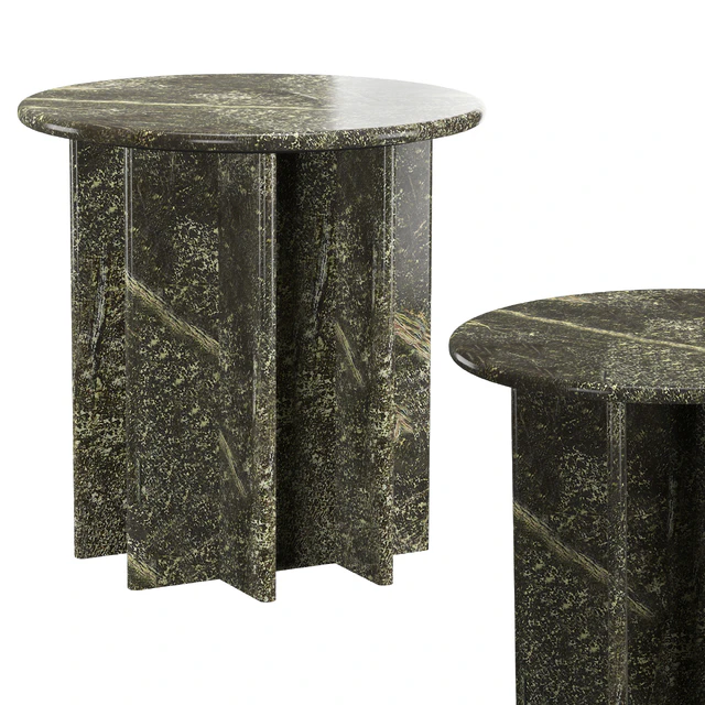 PASAR ROUND GREEN MARBLE SIDE TABLE — Descargar
