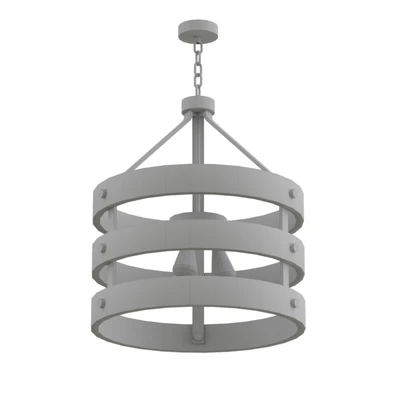 Cylinder Cage Restaurant Pendant — Ver 2