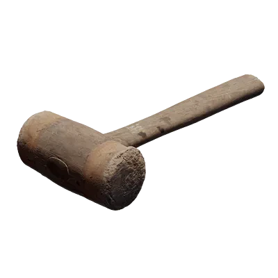 old wooden mallet 003 — Скачать
