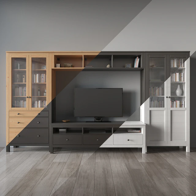 HEMNES TV storage combination — Скачать