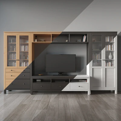 HEMNES TV storage combination — Вид 3