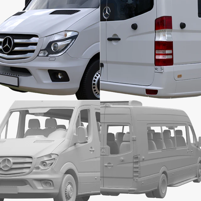 Mercedes-Benz Sprinter Bus 2015 — Descargar