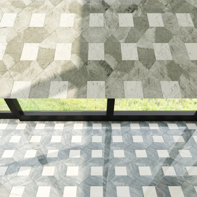 Italon charme extra floor mosaico poligon — Descargar