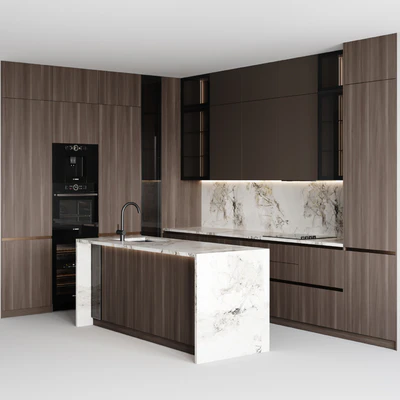 kitchen modern-037 — Вид 2