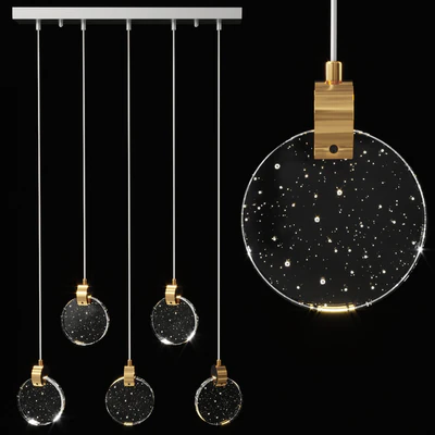 Pendant rectangular 5 light RENORD by Romatti — Вид 1