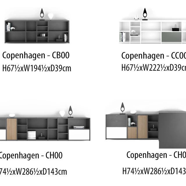 BoConcept Copenhagen wall system | set 8 — Скачать