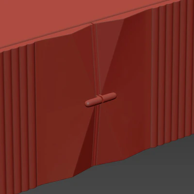 Console Palazzo with 2 materials — Ver 2