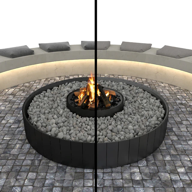 Outdoor Fireplace — Скачать