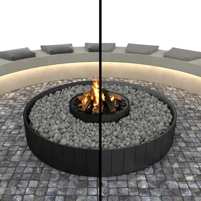 Outdoor Fireplace — Вид 3