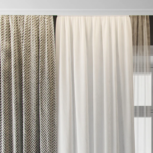 Curtains with window — Descargar