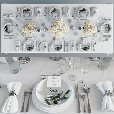Luxury Table Setting — Ver 1