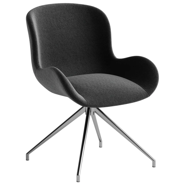 Dining chair made of boucle fabric Asyar — Скачать