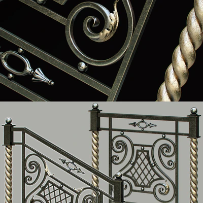 Fences forged, railing — Ver 2