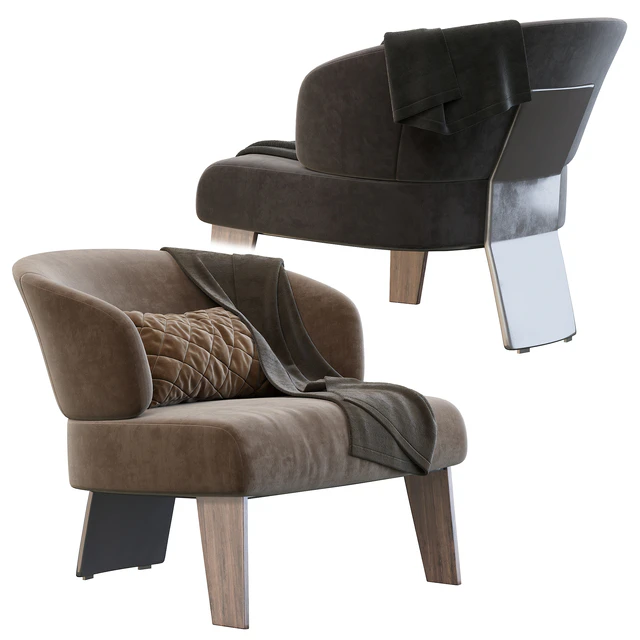 Reeves Large Armchair by Minotti — Скачать