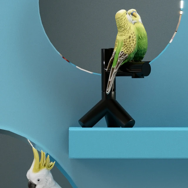 A set of mirrors "The Parrot Party" — Descargar