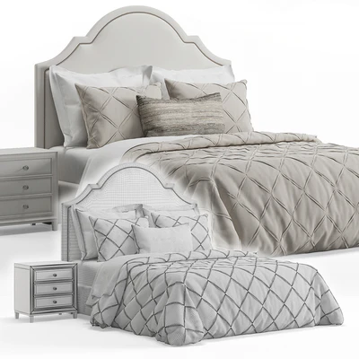 Basset Barcelona Bonnet Headboard Bed — Ver 2