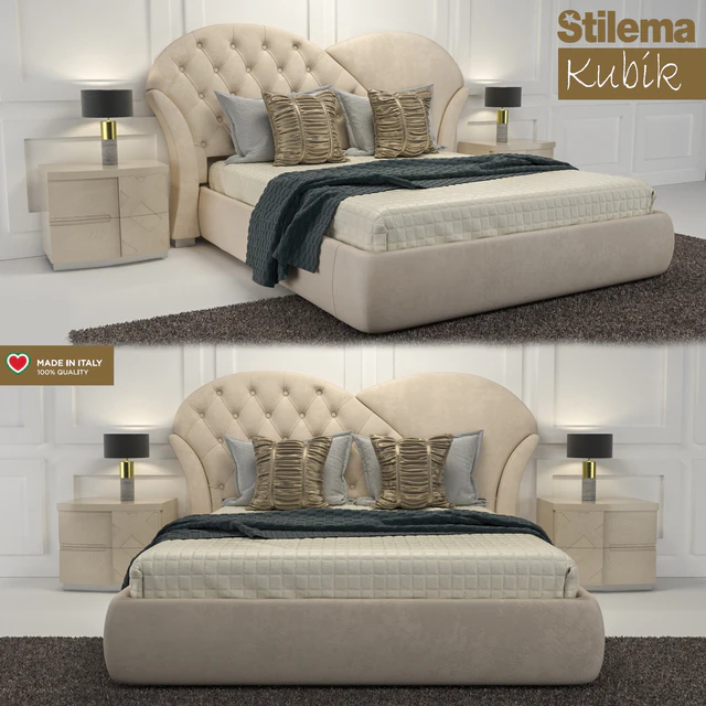 Paris Kubik bed set — Скачать