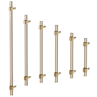 Furniture handle PUR Acrylic & Brass by Meraki — Ver 2