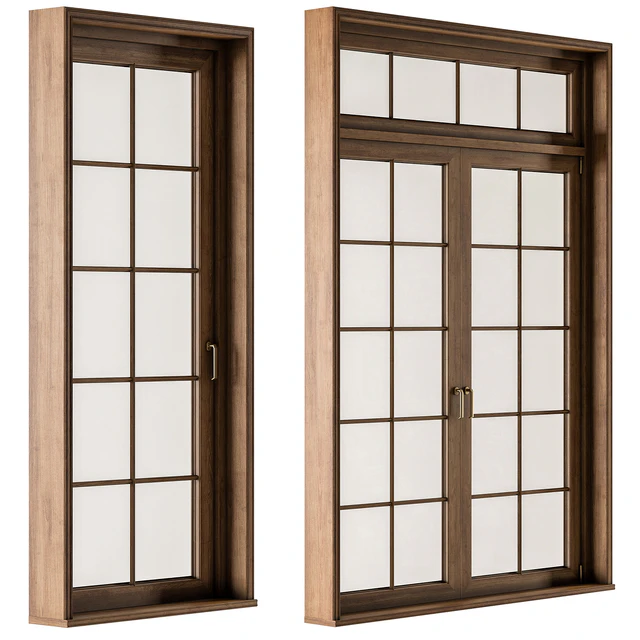 Classic Wooden - Windows Set 25 — Descargar