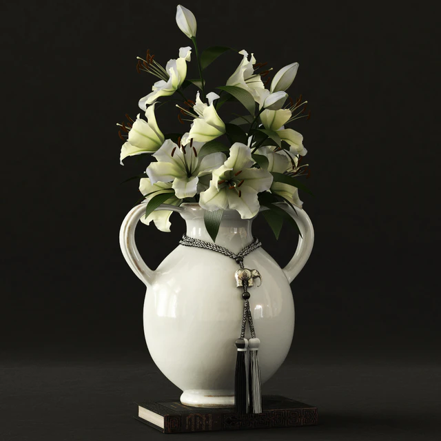 Pottery Barn / Braided Black Elephant VaseTassel — Скачать