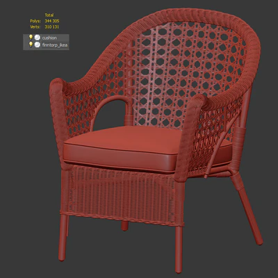Ikea Finntorp Wicker Chair — Ver 3