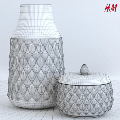 H&M Home Tall stoneware vase — Ver 2