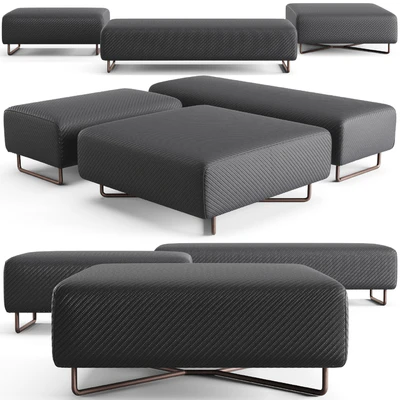 Minotti Sunray Luke Benches — Вид 1