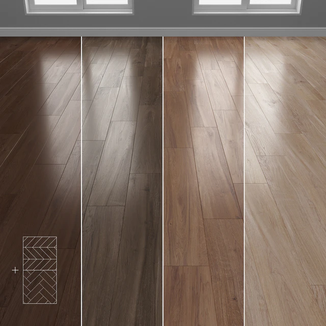 Parquet 4 colors Linear, herringbone, chevron setquad11 — Descargar