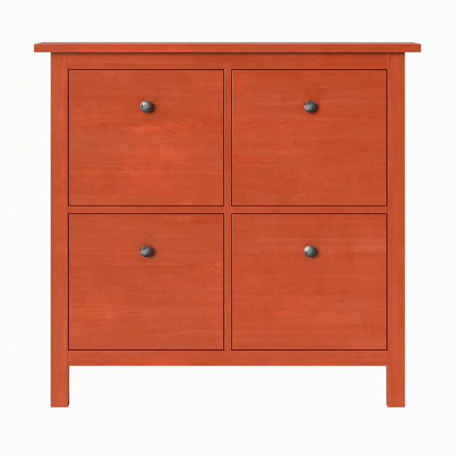 IKEA HEMNES Shoe cabinet with 4 compartments — Скачать