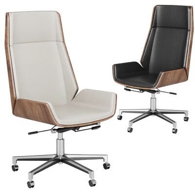 Faux leather office chair — Вид 3