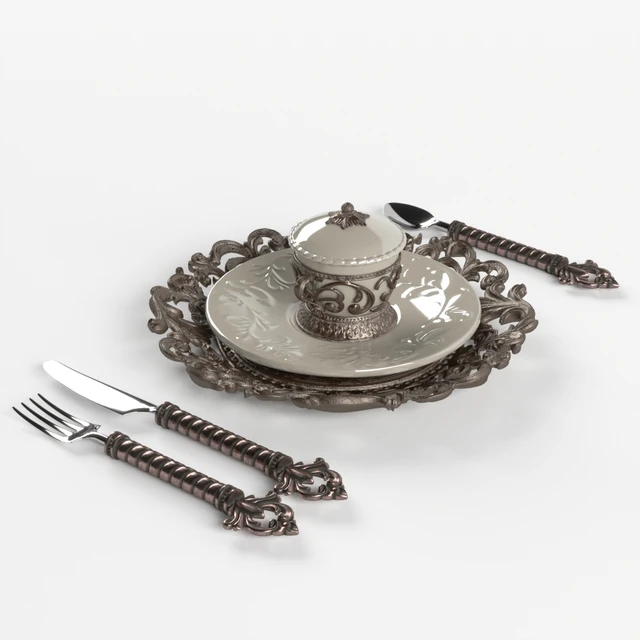GG Collection Piece Fleur de Lis Place Setting — Descargar