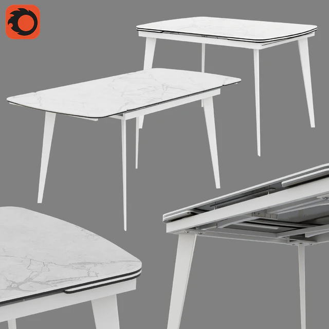 Стол Eliot 120 High Gloss Statuario — Скачать
