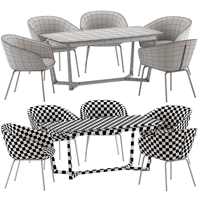 Oslo Home Amanda Dinning Chair and Innova Australia Carlin Table — Descargar