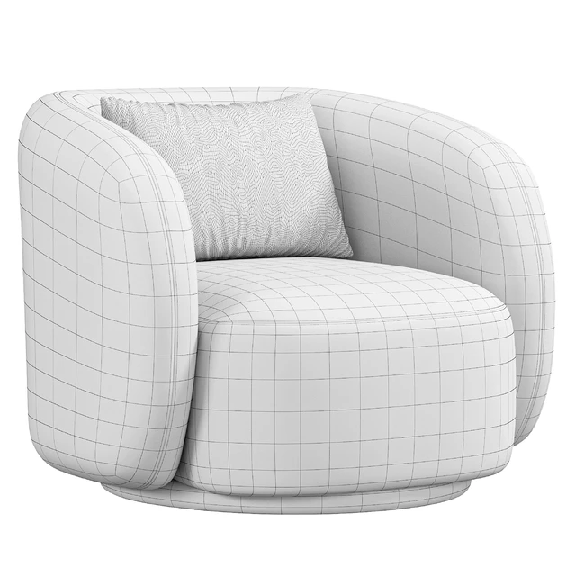 Poole Swivel Lounge Chair By Poly Bark — Descargar