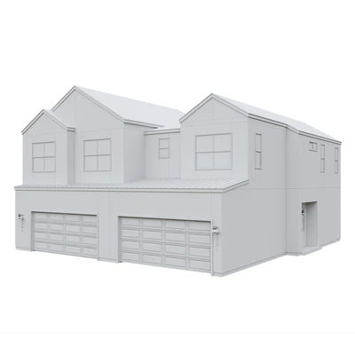 Low Poly American House 02 — Вид 2
