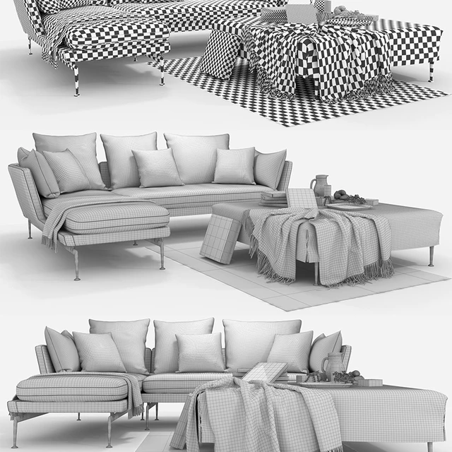 Suita Chaise Longue, Vitra — Скачать