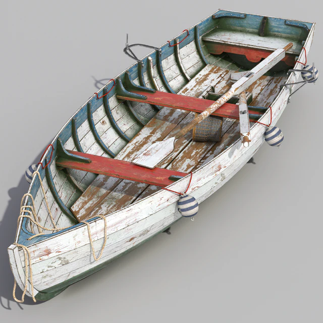 Old fishing boat — Скачать