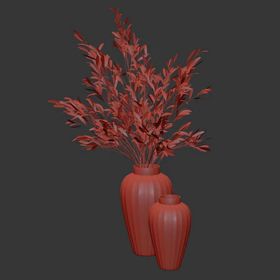 Olive stems in zara glass vase with water — Вид 2