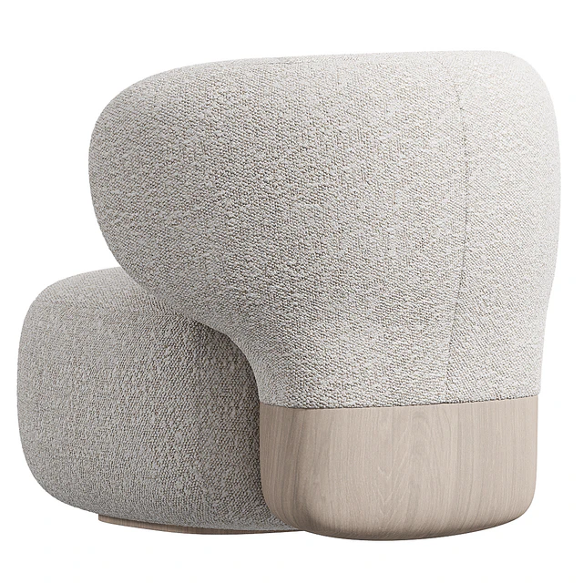 Asawa Lounge Chair by Secolo — Скачать