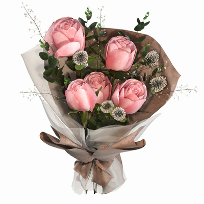 bouquet with roses — Ver 1