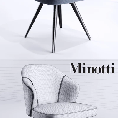 Minotti Leslie Girevole Base — Вид 2